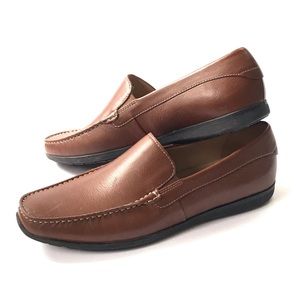 Ecco brown leather loafers size 44 US 11
